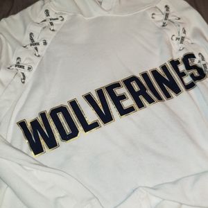 Wolverines cropped hoodie